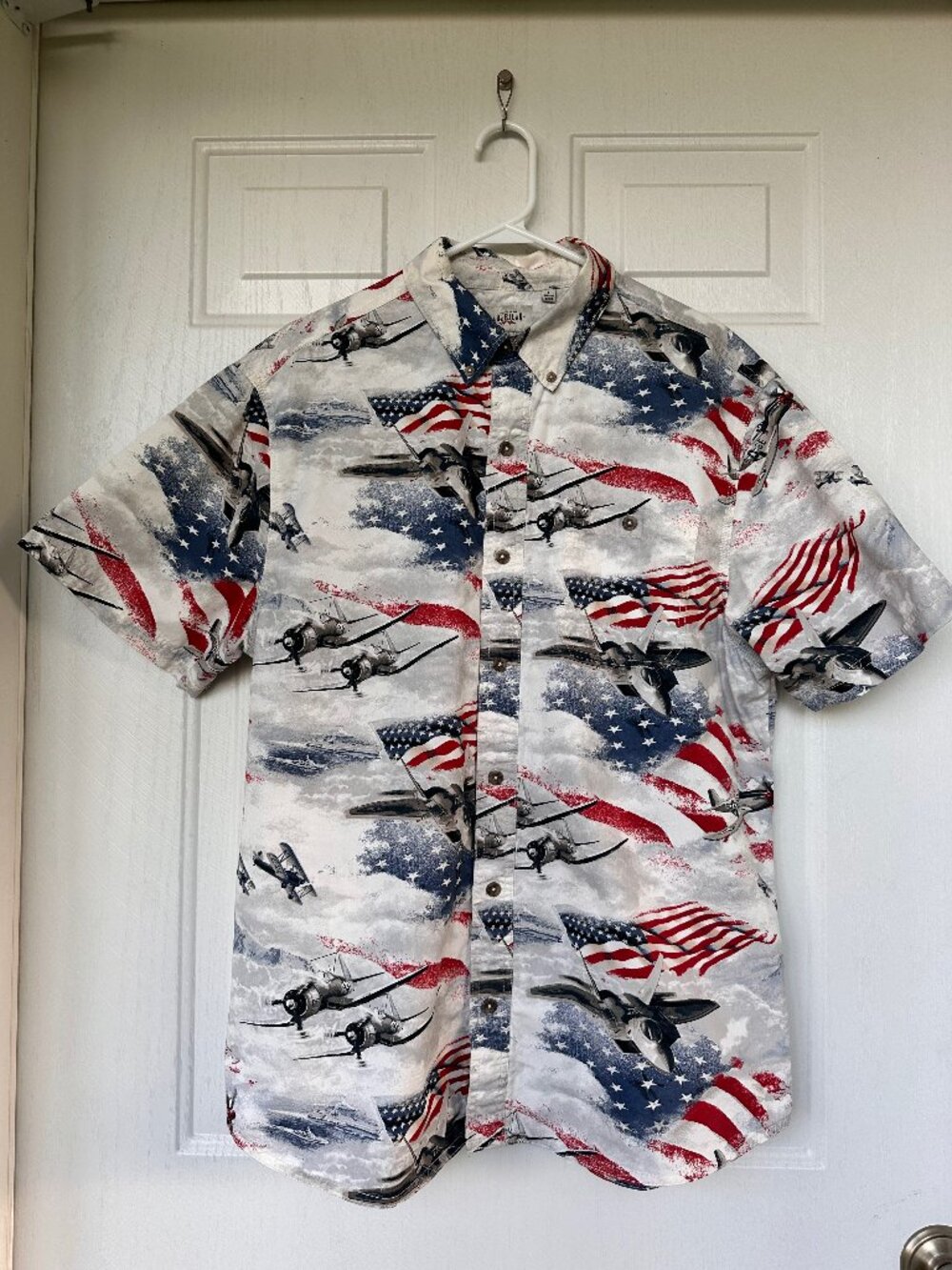 Patriotic Flag Aircraft Shirt American Legacy